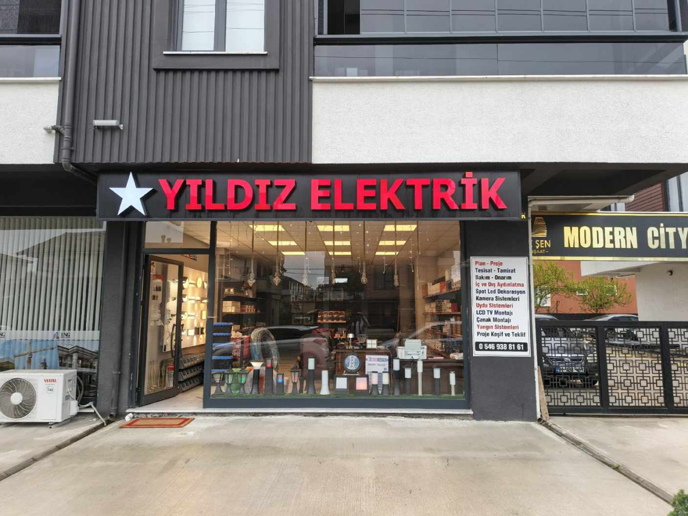 DÜZCE MERKEZ’DE CADDE CEPHELİ DEVREN KİRALIK ELEKTRİKÇİ & HIRDAVAT DÜKKANI